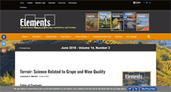 Desktop Screenshot of elementsmagazine.org